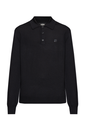 Polo de lana de manga larga