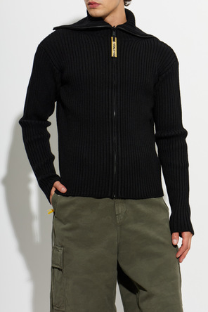 Fendi Woll-Cardigan mit Stehkragen