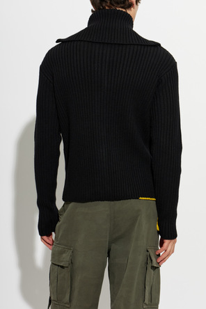 Fendi Woll-Cardigan mit Stehkragen