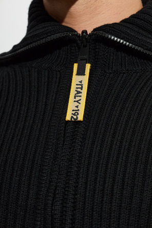 Fendi Woll-Cardigan mit Stehkragen