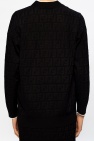 fendi track Logo cardigan