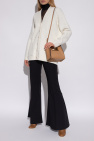 Fendi cream Cardigan with logo