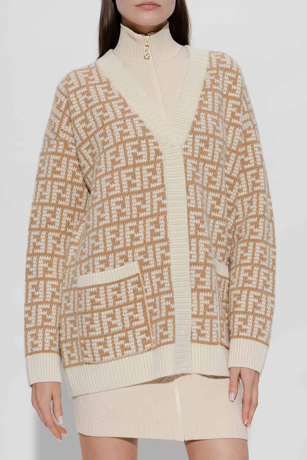 Fendi Loose-fitting cardigan