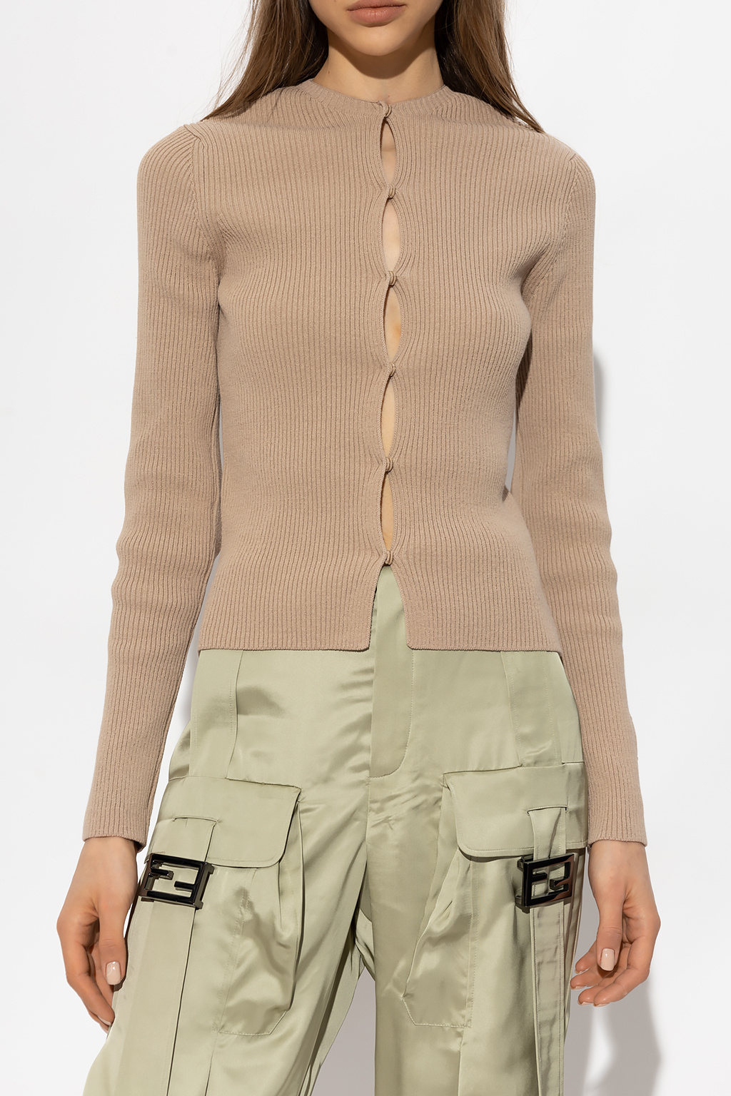 Fendi Ribbed cardigan