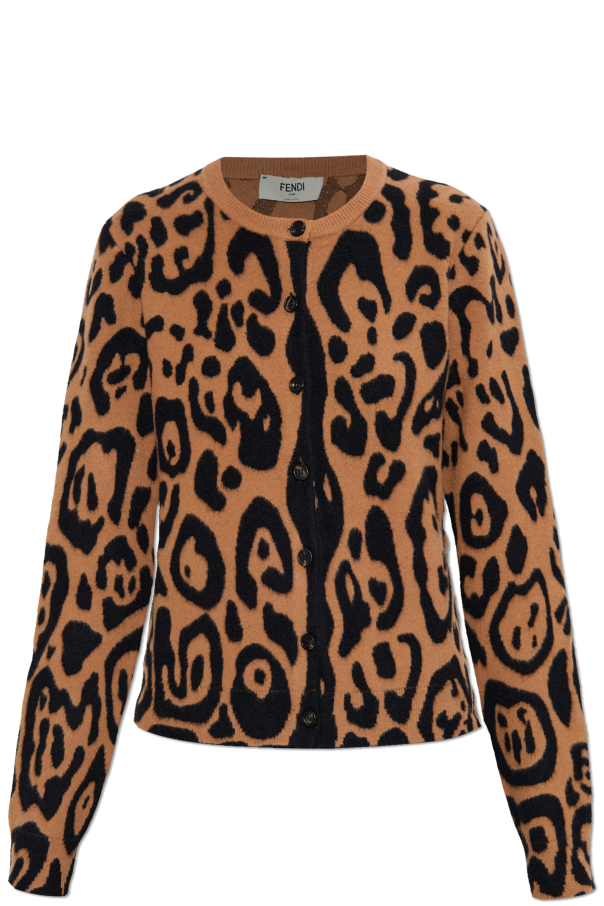 Animal print cardigan, zdjęcie 1 Animal print cardigan od Fendi