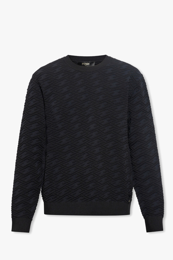 fendi embossed Sweater with monogram