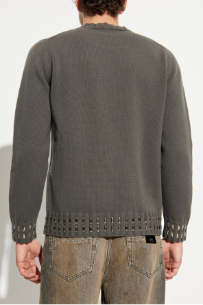 Fendi Sweater with shimmering crystals