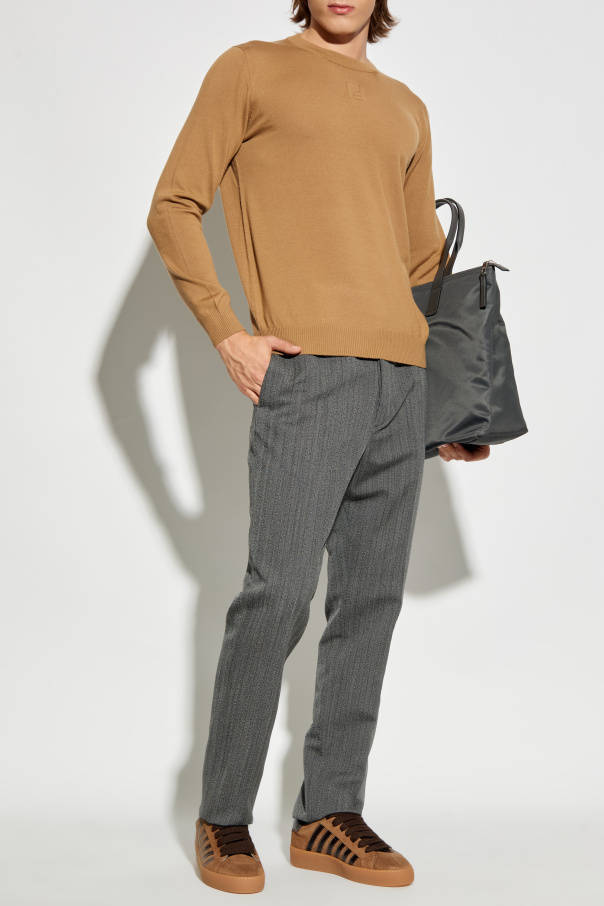 Fendi Jersey con logotipo en relieve