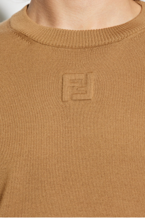 Fendi Jersey con logotipo en relieve