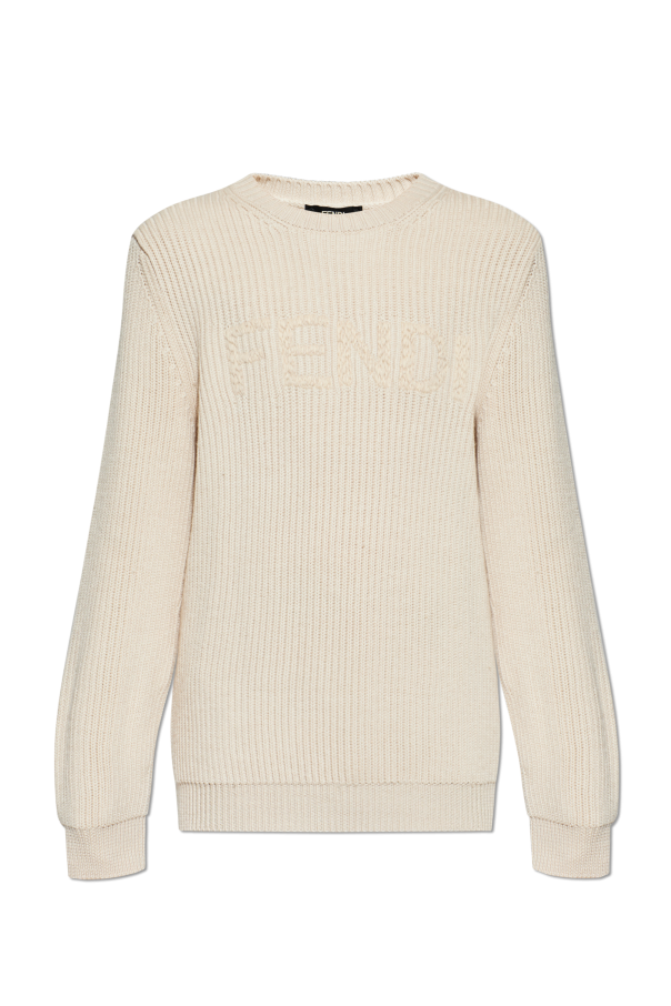 Fendi Wollpullover mit Logo