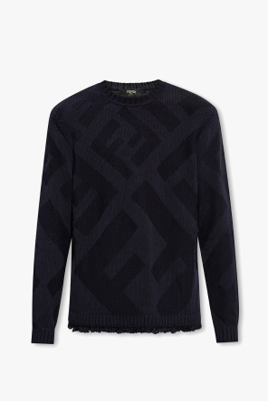 Sweter z monogramem od Fendi