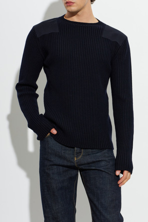 Fendi Wollpullover mit Rundhalsausschnitt