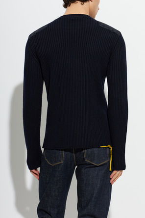 Fendi Wollpullover mit Rundhalsausschnitt