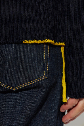 Fendi Wollpullover mit Rundhalsausschnitt