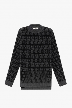 Fendi FF-motif midi knitted dress