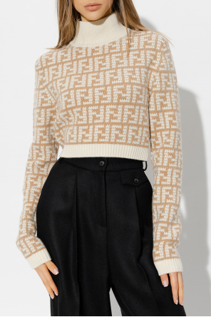 Fendi Sweater with standing collar