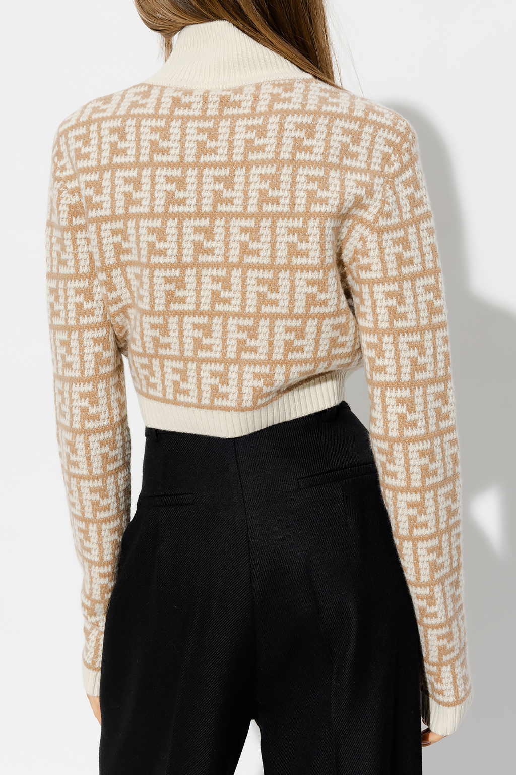 Fendi Sweater with standing collar