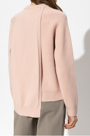 Fendi turtleneck sweater with logo fendi pullover acfz