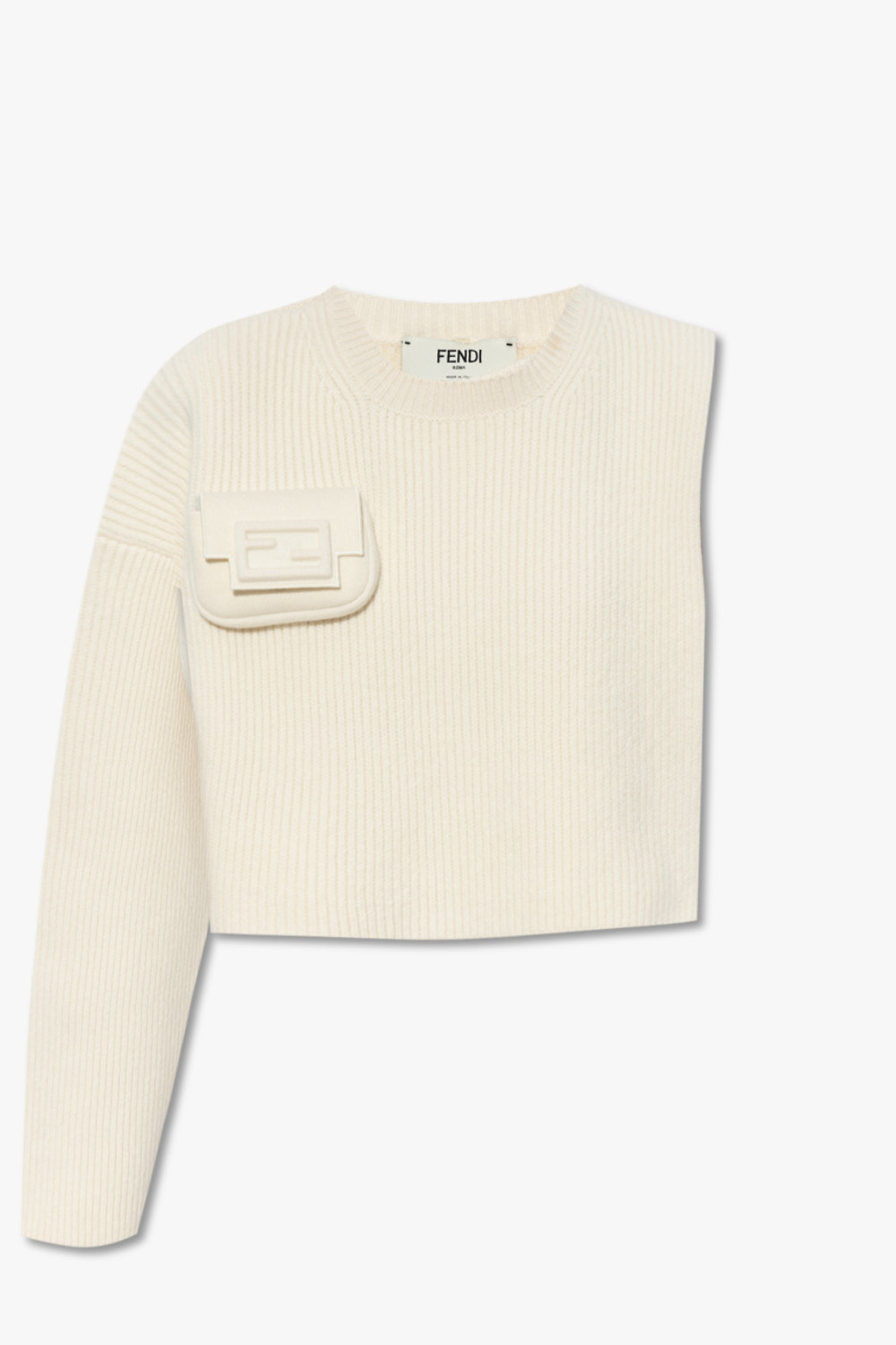 fendi bag Asymmetric sweater with pocket