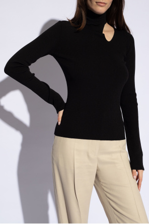 Fendi Ribbed turtleneck sweater