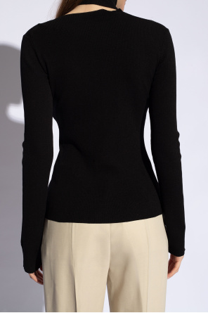 Fendi Ribbed turtleneck sweater