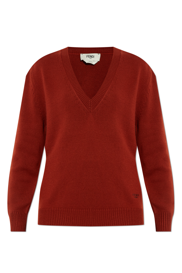 Cashmere V-neck sweater, zdjęcie 1 Cashmere V-neck sweater od Fendi