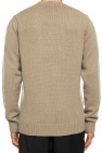 Fendi beige Logo sweater