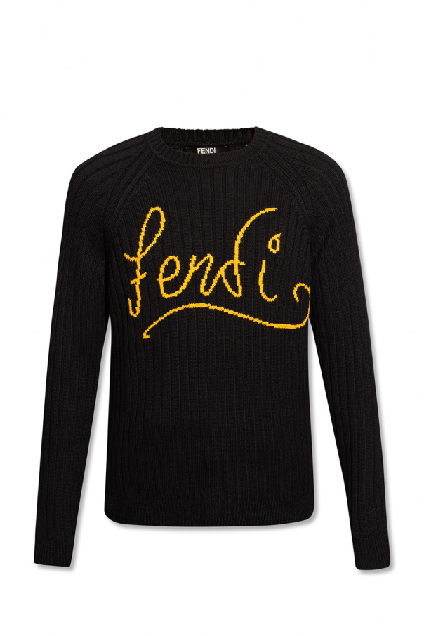 Fendi Wool sweater with logo