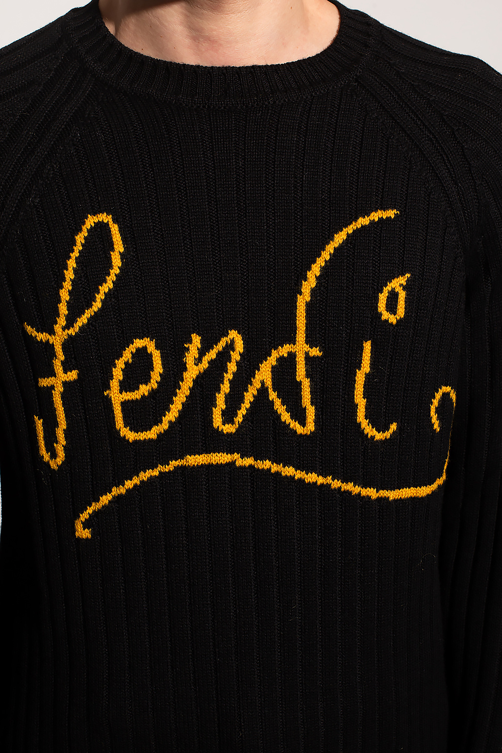 Fendi Wool sweater with logo