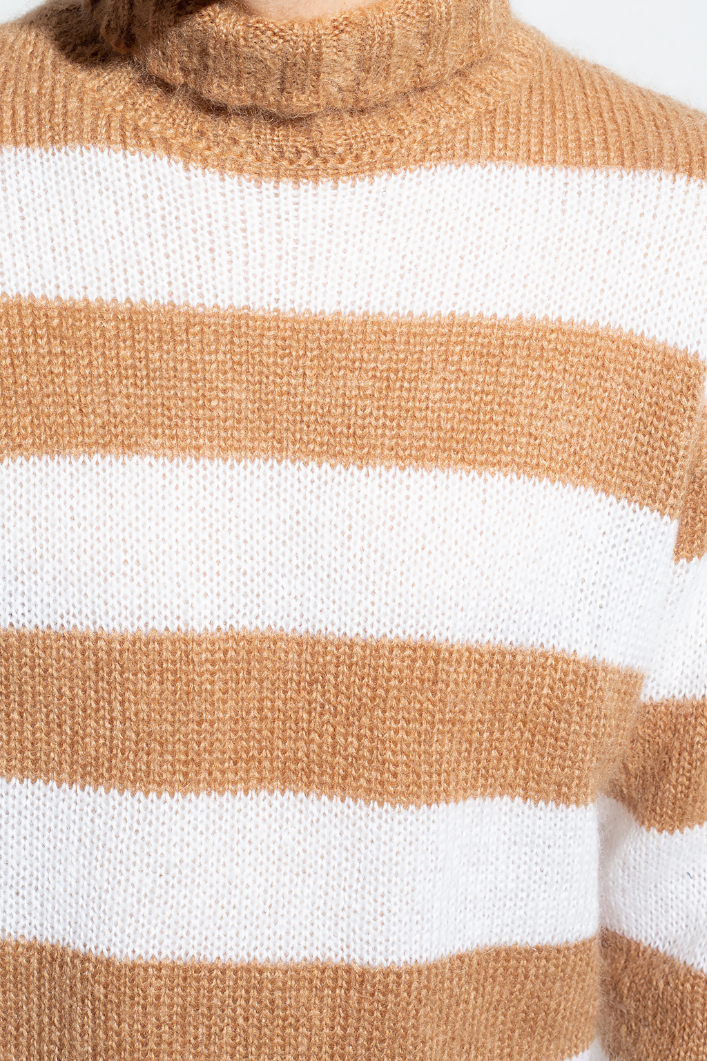 Fendi Striped turtleneck sweater