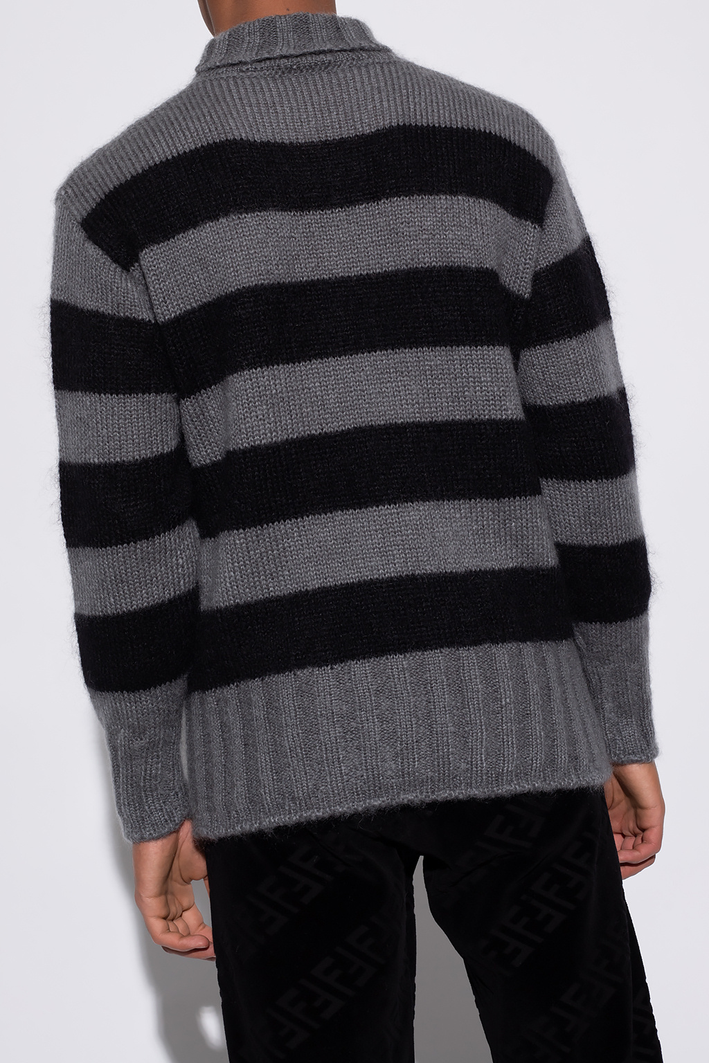 Fendi Striped turtleneck sweater