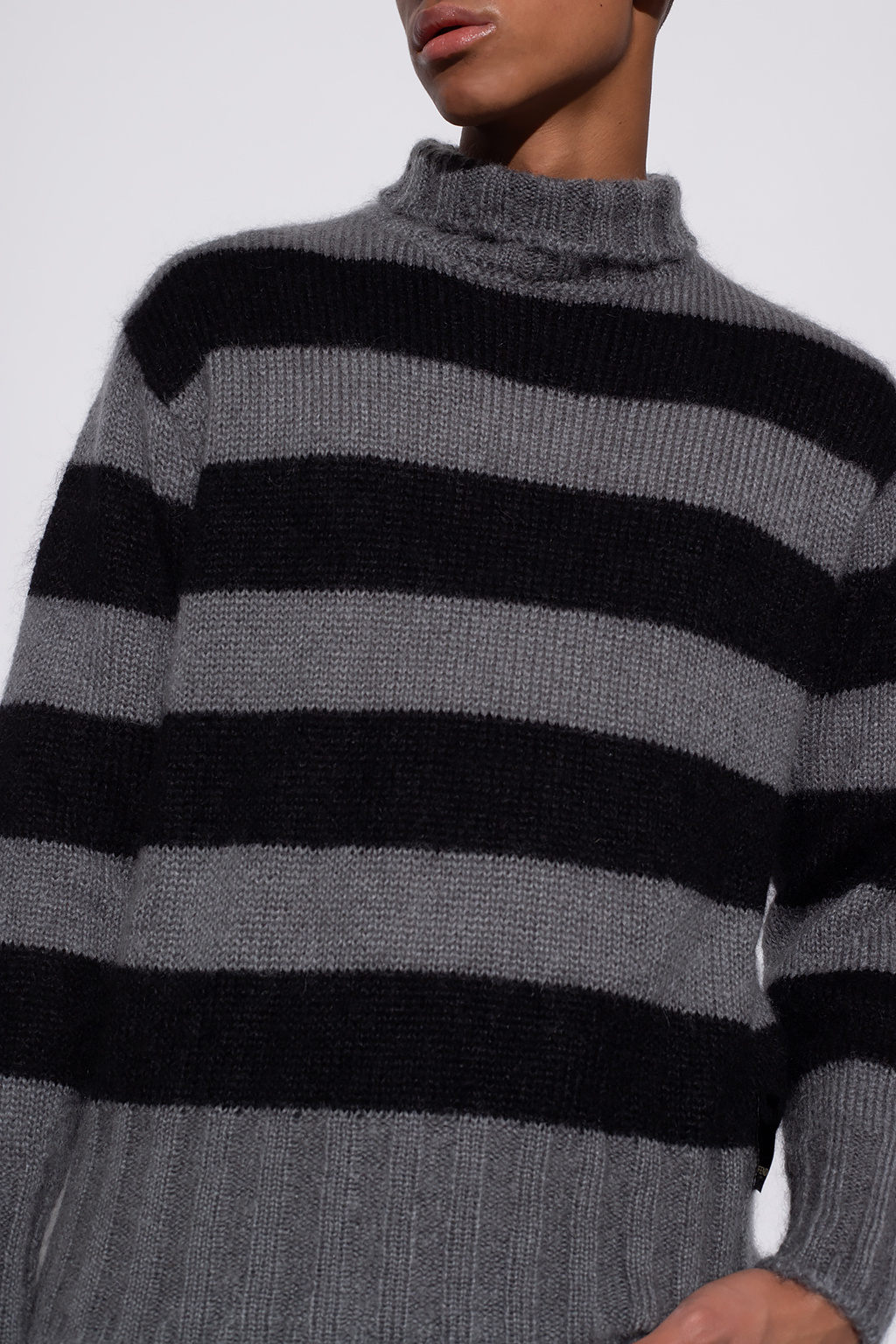 Fendi Striped turtleneck sweater