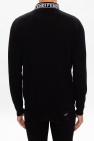 Fendi BLACK Turtleneck sweater with logo
