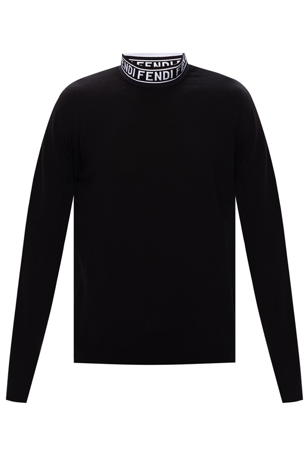 Turtleneck sweater with logo Fendi 