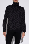 Fendi BLACK Wool turtleneck sweater