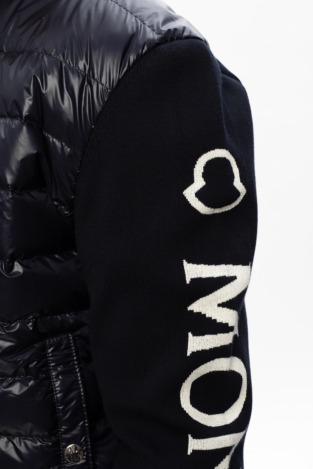 moncler quilted cardigan
