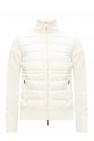 Moncler WHITE Quilted cardigan