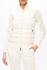 Moncler WHITE Quilted cardigan