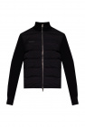 Moncler BLACK Sweater with stand-up collar