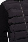 Moncler BLACK Sweater with stand-up collar