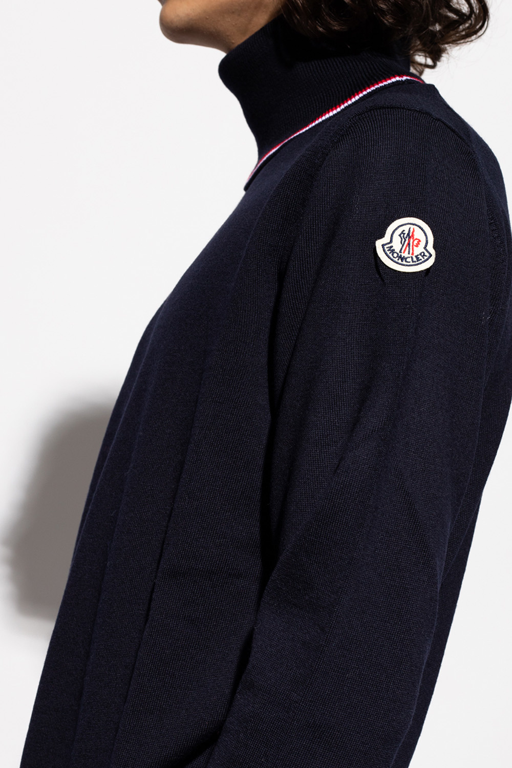 Moncler Turtleneck sweater with logo