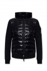 Moncler dunk sweatshirt with down front