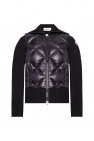Moncler BLACK Logo-patched turtleneck sweater