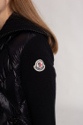 Moncler BLACK Logo-patched turtleneck sweater