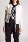 Moncler cream Sweater with band collar