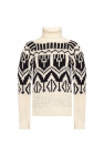 Moncler Knitted turtleneck sweater with logo