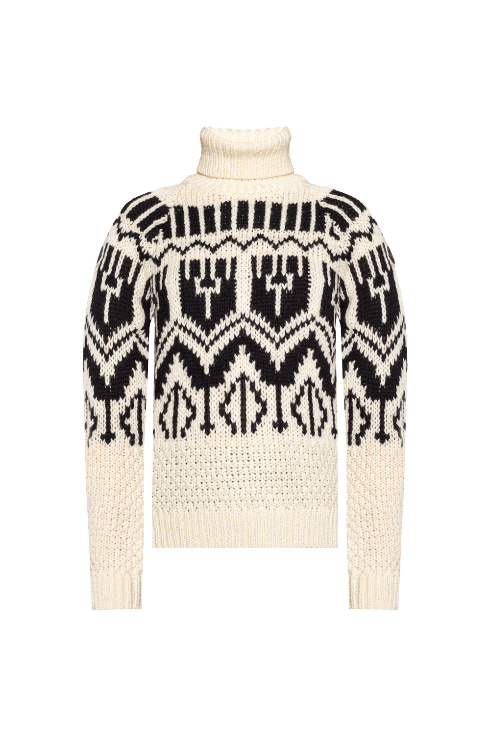 Moncler Knitted turtleneck sweater pants with logo