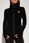 Moncler Grenoble BLACK Hoodie with logo patch