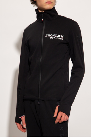 Moncler Grenoble adidas Originals x Paolina Russo Vit figursydd t-shirt med tre ränder
