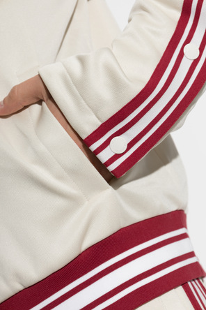 Dolce & Gabbana Dolce & Gabbana White Track Jacket with Stand Collar